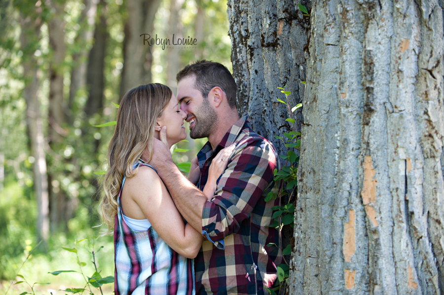 Samantha and Sean - Likely Engagement Photography at Quesnel Forks with their dogs.