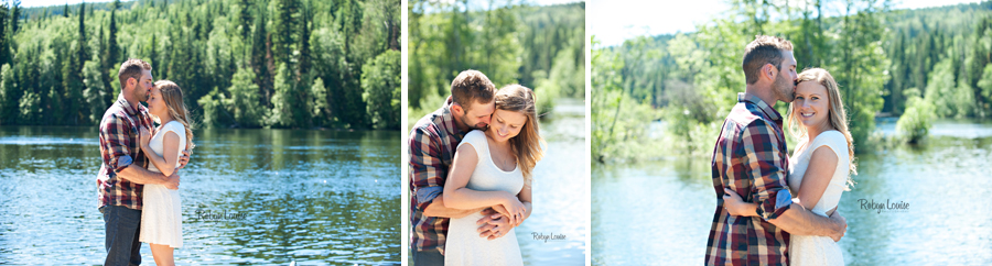 Samantha and Sean - Likely Engagement Photography at Quesnel Forks with their dogs.