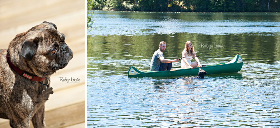 Samantha and Sean - Likely Engagement Photography at Quesnel Forks with their dogs.