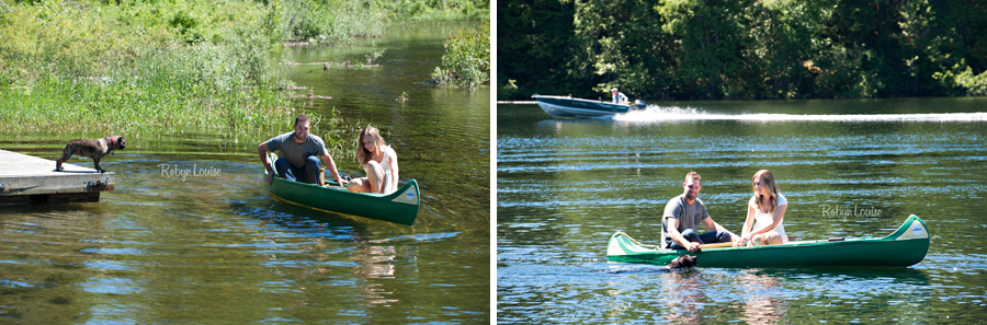 Samantha and Sean - Likely Engagement Photography at Quesnel Forks with their dogs.