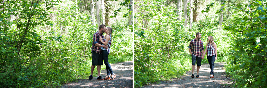 Samantha and Sean - Likely Engagement Photography at Quesnel Forks with their dogs.