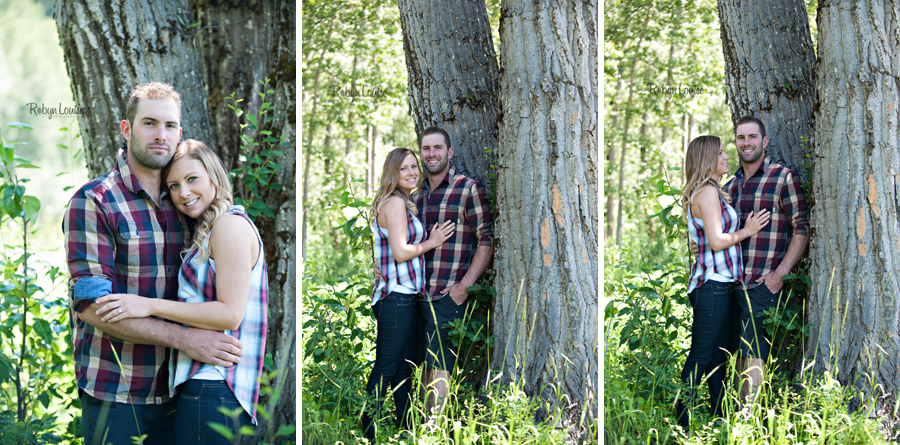 Samantha and Sean - Likely Engagement Photography at Quesnel Forks with their dogs.