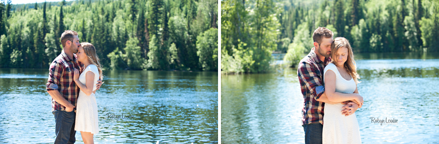 Samantha and Sean - Likely Engagement Photography at Quesnel Forks with their dogs.