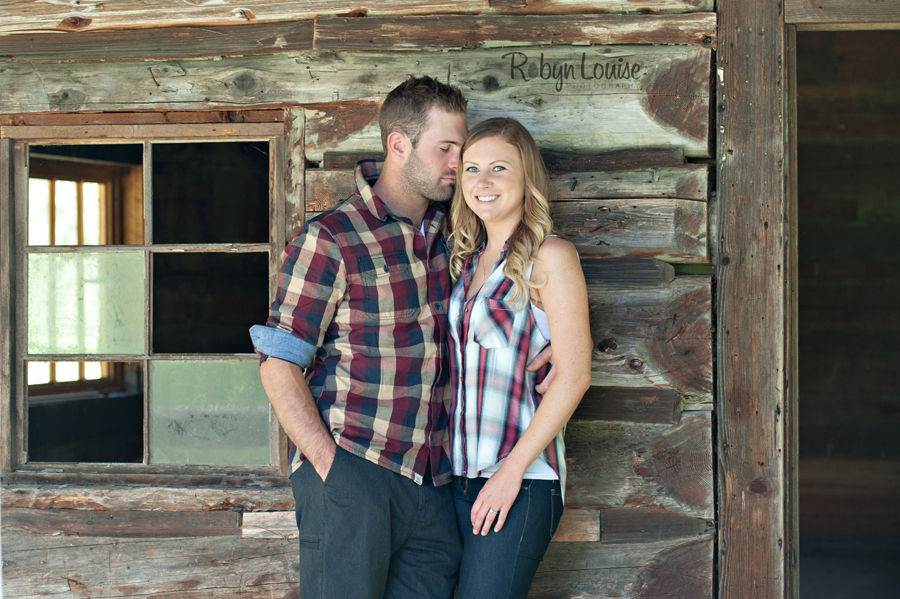 Samantha and Sean - Likely Engagement Photography at Quesnel Forks with their dogs.