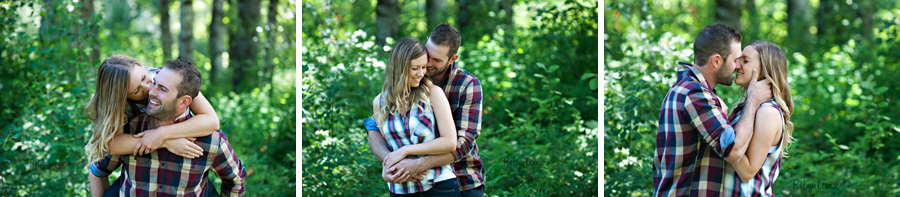 Samantha and Sean - Likely Engagement Photography at Quesnel Forks with their dogs.