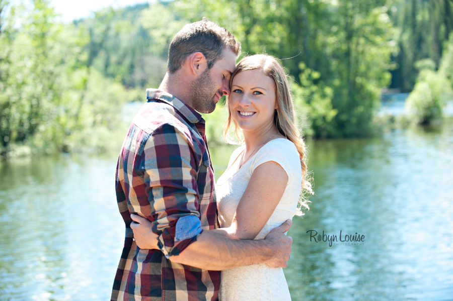 Samantha and Sean - Likely Engagement Photography at Quesnel Forks with their dogs.