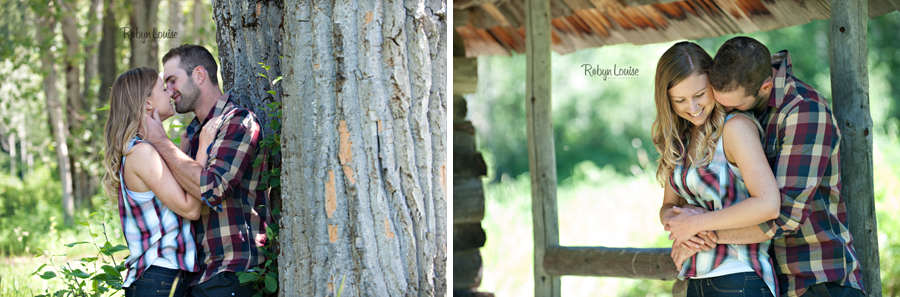 Samantha and Sean - Likely Engagement Photography at Quesnel Forks with their dogs.